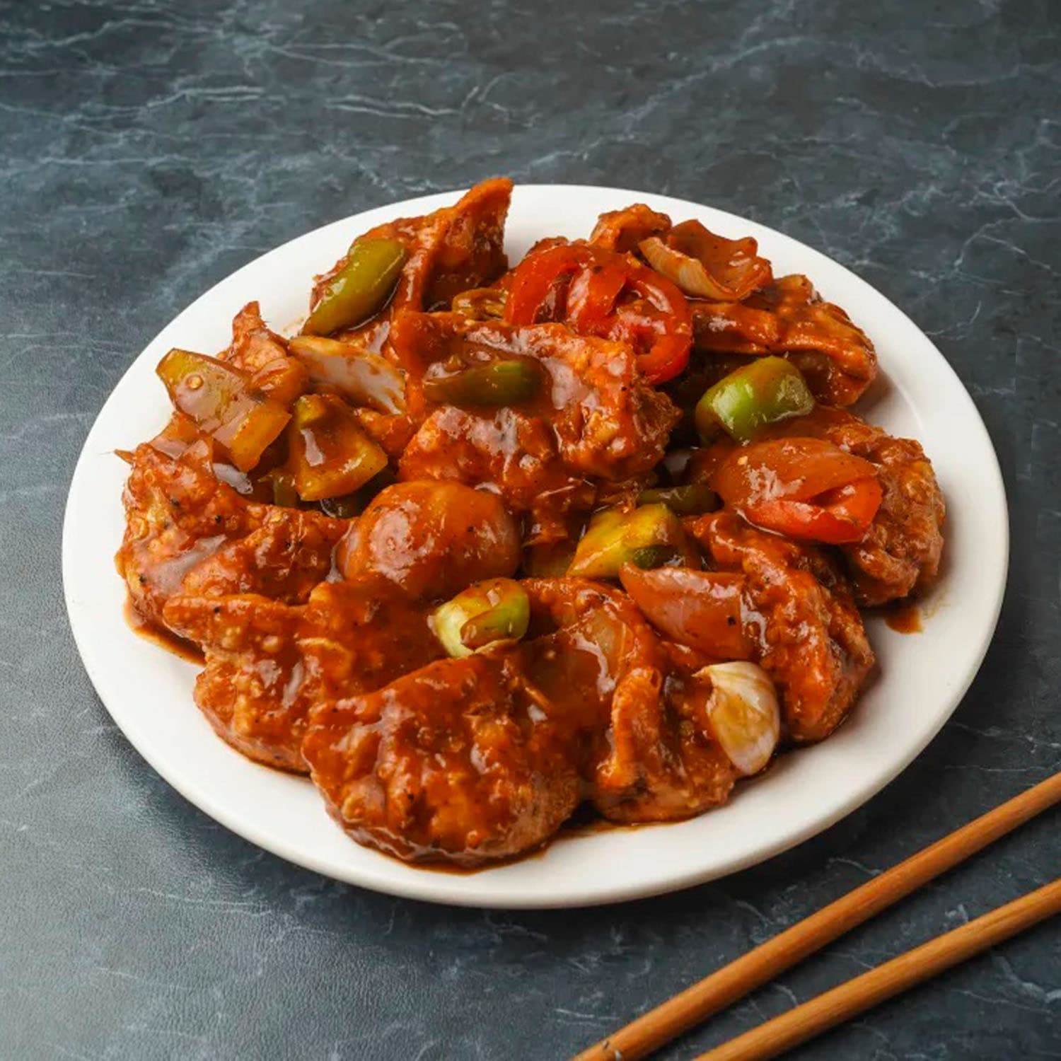 Veg. Honey Chilli Momo (8PCS)
